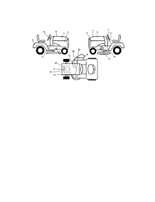 Decals parts for Craftsman Front-Engine Lawn Tractor 917273482 from AppliancePartsPros.com