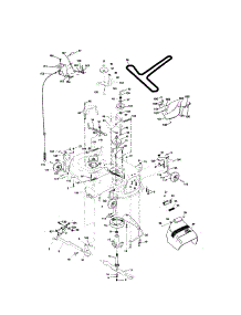 Mower Deck parts for Craftsman Front-Engine Lawn Tractor 917273482 from AppliancePartsPros.com