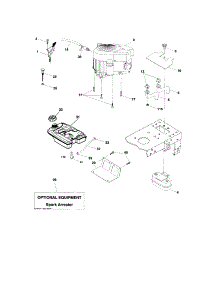 Engine parts for Craftsman Front-Engine Lawn Tractor 917273490 from AppliancePartsPros.com