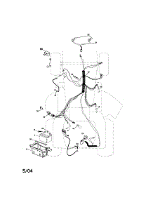 Electrical parts for Craftsman Front-Engine Lawn Tractor 917273491 from AppliancePartsPros.com
