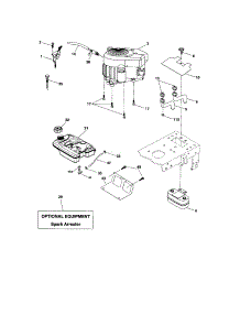 Engine parts for Craftsman Front-Engine Lawn Tractor 917273491 from AppliancePartsPros.com