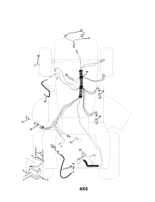 Electrical parts for Craftsman Front-Engine Lawn Tractor 917273500 from AppliancePartsPros.com