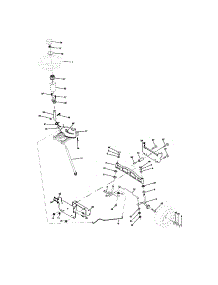 Steering Assembly parts for Craftsman Front-Engine Lawn Tractor 917273502 from AppliancePartsPros.com