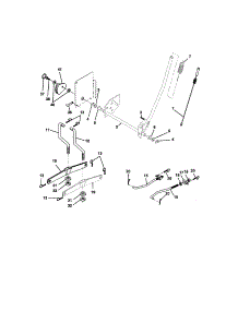 Lift Assembly parts for Craftsman Front-Engine Lawn Tractor 917273502 from AppliancePartsPros.com