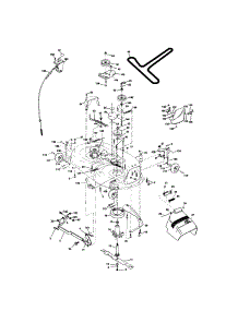 Mower Deck parts for Craftsman Front-Engine Lawn Tractor 917273502 from AppliancePartsPros.com