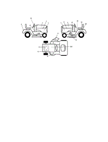 Decals parts for Craftsman Front-Engine Lawn Tractor 917273505 from AppliancePartsPros.com