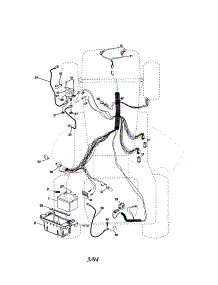 Electrical parts for Craftsman Front-Engine Lawn Tractor 917273513 from AppliancePartsPros.com