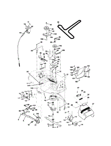 Mower Deck parts for Craftsman Front-Engine Lawn Tractor 917273513 from AppliancePartsPros.com