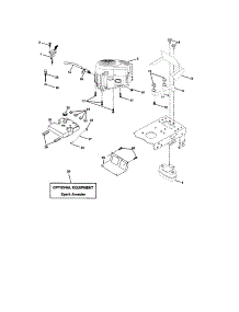 Engine parts for Craftsman Front-Engine Lawn Tractor 917273520 from AppliancePartsPros.com
