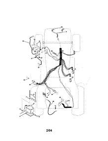 Electrical parts for Craftsman Front-Engine Lawn Tractor 917273521 from AppliancePartsPros.com