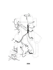 Electrical parts for Craftsman Front-Engine Lawn Tractor 917273590 from AppliancePartsPros.com