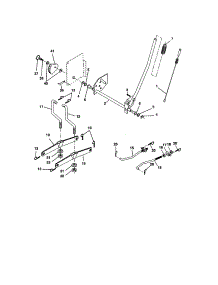 Lift Assembly parts for Craftsman Front-Engine Lawn Tractor 917273591 from AppliancePartsPros.com