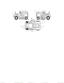 Decals parts for Craftsman Front-Engine Lawn Tractor 917273600 from AppliancePartsPros.com