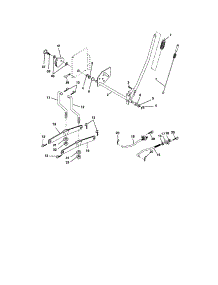 Lift Assembly parts for Craftsman Front-Engine Lawn Tractor 917273600 from AppliancePartsPros.com