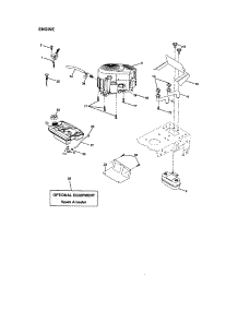 Engine parts for Craftsman Front-Engine Lawn Tractor 917273611 from AppliancePartsPros.com