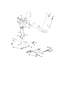 Lift Assembly parts for Craftsman Front-Engine Lawn Tractor 917273621 from AppliancePartsPros.com