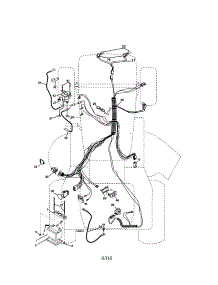 Electrical parts for Craftsman Front-Engine Lawn Tractor 917273622 from AppliancePartsPros.com