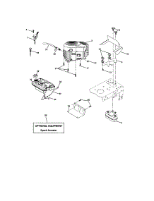 Engine parts for Craftsman Front-Engine Lawn Tractor 917273623 from AppliancePartsPros.com