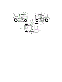 Decals parts for Craftsman Front-Engine Lawn Tractor 917273623 from AppliancePartsPros.com