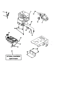 Engine parts for Craftsman Front-Engine Lawn Tractor 917273631 from AppliancePartsPros.com