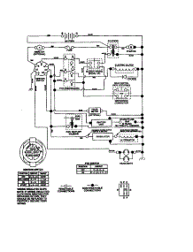Schematic parts for Craftsman Front-Engine Lawn Tractor 917273631 from AppliancePartsPros.com