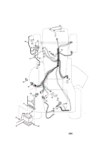 Electrical parts for Craftsman Front-Engine Lawn Tractor 917273632 from AppliancePartsPros.com