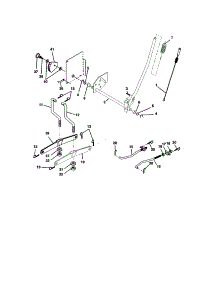 Lift Assembly parts for Craftsman Front-Engine Lawn Tractor 917273632 from AppliancePartsPros.com