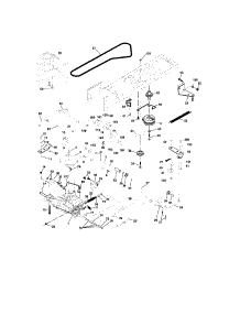 Ground Drive parts for Craftsman Front-Engine Lawn Tractor 917273634 from AppliancePartsPros.com