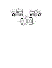Decals parts for Craftsman Front-Engine Lawn Tractor 917273637 from AppliancePartsPros.com