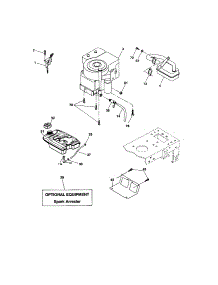 Engine parts for Craftsman Front-Engine Lawn Tractor 917273638 from AppliancePartsPros.com
