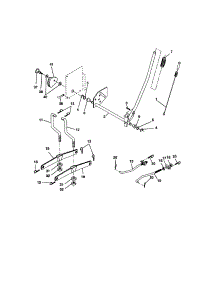 Lift Assembly parts for Craftsman Front-Engine Lawn Tractor 917273638 from AppliancePartsPros.com