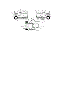 Decals parts for Craftsman Front-Engine Lawn Tractor 917273639 from AppliancePartsPros.com