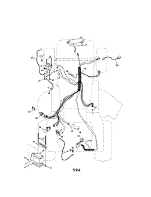 Electrical parts for Craftsman Front-Engine Lawn Tractor 9172736401 from AppliancePartsPros.com