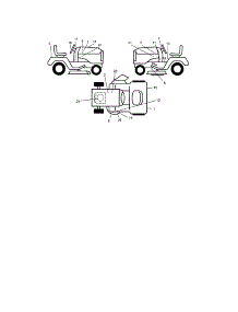Decals parts for Craftsman Front-Engine Lawn Tractor 9172736402 from AppliancePartsPros.com