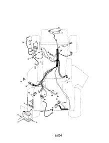 Electrical parts for Craftsman Front-Engine Lawn Tractor 9172736404 from AppliancePartsPros.com