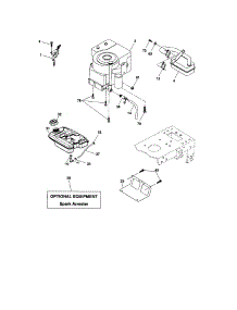 Engine parts for Craftsman Front-Engine Lawn Tractor 9172736404 from AppliancePartsPros.com