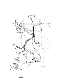 Electrical parts for Craftsman Front-Engine Lawn Tractor 9172736405 from AppliancePartsPros.com