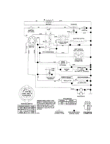 Schematic Diagram parts for Craftsman Front-Engine Lawn Tractor 917273660 from AppliancePartsPros.com
