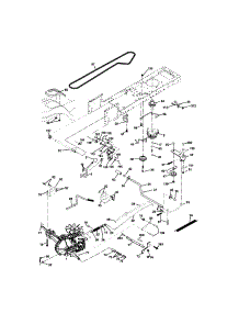 Ground Drive parts for Craftsman Front-Engine Lawn Tractor 917273661 from AppliancePartsPros.com