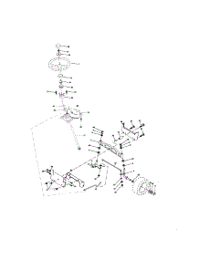 Steering Assembly parts for Craftsman Front-Engine Lawn Tractor 917273661 from AppliancePartsPros.com