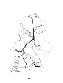 Electrical parts for Craftsman Front-Engine Lawn Tractor 917273664 from AppliancePartsPros.com