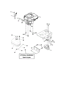 Engine parts for Craftsman Front-Engine Lawn Tractor 917273710 from AppliancePartsPros.com