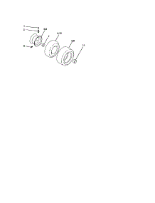 Wheels And Tires parts for Craftsman Front-Engine Lawn Tractor 917273710 from AppliancePartsPros.com