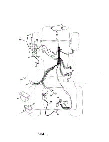 Electrical parts for Craftsman Front-Engine Lawn Tractor 917273751 from AppliancePartsPros.com