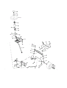Steering Assembly parts for Craftsman Front-Engine Lawn Tractor 917273751 from AppliancePartsPros.com