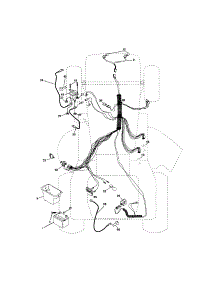 Electrical parts for Craftsman Front-Engine Lawn Tractor 917273752 from AppliancePartsPros.com