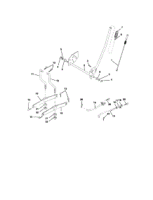 Lift Assembly parts for Craftsman Front-Engine Lawn Tractor 917273752 from AppliancePartsPros.com