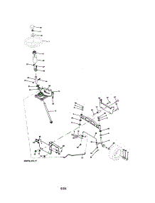 Steering Assembly parts for Craftsman Front-Engine Lawn Tractor 917273753 from AppliancePartsPros.com