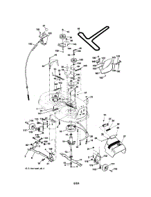 Mower Deck parts for Craftsman Front-Engine Lawn Tractor 917273753 from AppliancePartsPros.com