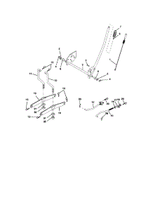 Lift Assembly parts for Craftsman Front-Engine Lawn Tractor 917273754 from AppliancePartsPros.com